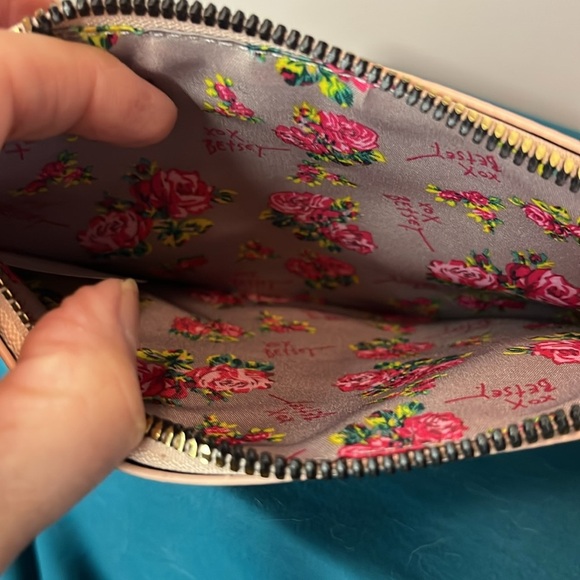 Betsey Johnson Strawberry & Floral Wristlet - Picture 4 of 4